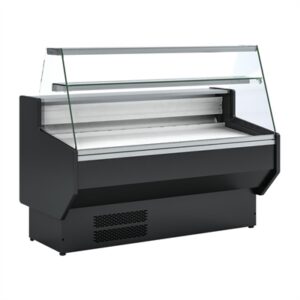 Polar G-Series Straight Glass Serve Over Counter Fridge 1.5m