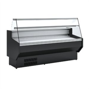 Polar G-Series Straight Glass Serve Over Counter Fridge 2m