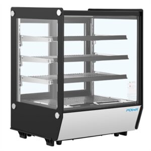Polar G-Series Square Glass Countertop Display Fridge 145Ltr