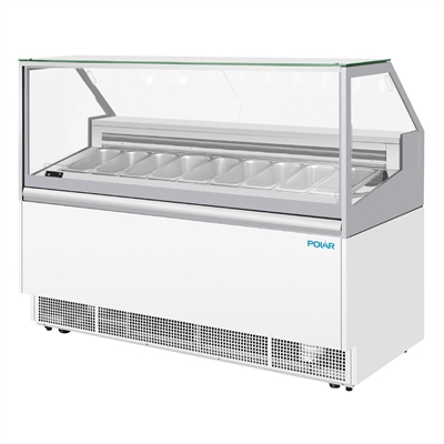 Polar U-Series 9 Pan Gelato Showcase