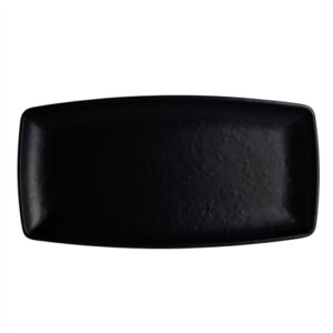Steelite Cali Rectangle Plates Black 330x165mm (12 Pack)
