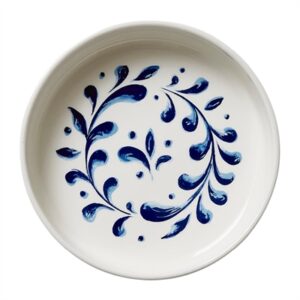 Steelite Messina Round Stacking Trays Blue 165mm (12 Pack)