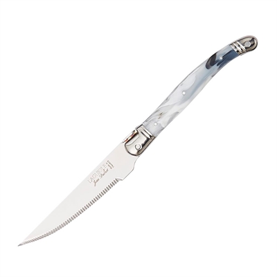 Steelite Laguiole Marble Grill Knives White 225mm (6 Pack)