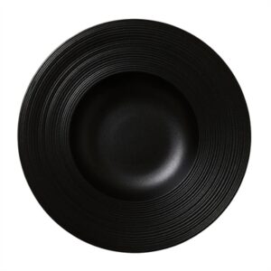 Steelite Concorde Rim Pasta Bowls Noir 285mm (12 Pack)