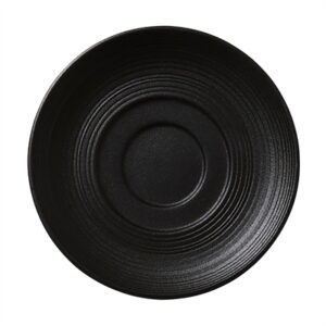 Steelite Concorde Saucers Noir 152.5mm (12 Pack)
