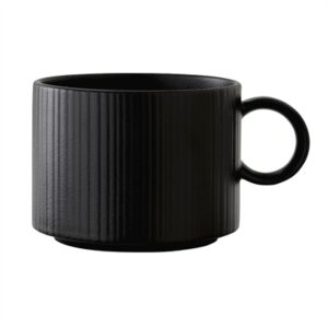 Steelite Concorde Can Cups Noir 340ml (12 Pack)