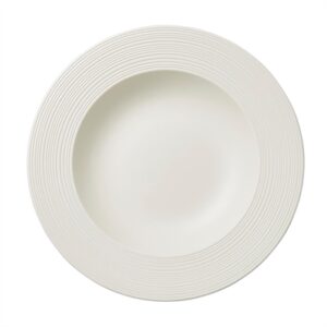 Steelite Concorde Rim Soup Plates Blanc 240mm (12 Pack)