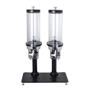 Steelite Creations Buffet Double Cereal Dispenser Black 3.5Ltr
