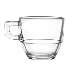 RCR Cristalleria Caffe Stackable Espresso Cups 80ml (12 Pack)