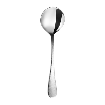 Amefa Sierra Hammered Round Soup Spoons (12 Pack) - Image 2