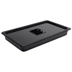 Vogue ABS Gastronorm Tray Black GN 1/1 65mm