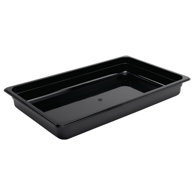 Vogue ABS Gastronorm Tray Black GN 1/1 65mm - Image 3