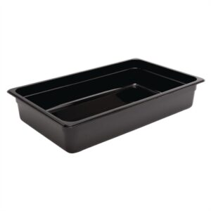 Vogue ABS Gastronorm Tray Black GN 1/1 100mm