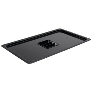 Vogue ABS Gastronorm Lid Black GN 1/1
