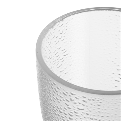 Olympia Kristallon SAN Pebbled Tumblers Clear 275ml (6 Pack) - Image 3
