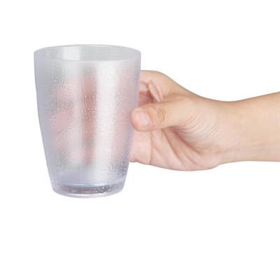 Olympia Kristallon SAN Pebbled Tumblers Clear 275ml (6 Pack) - Image 4
