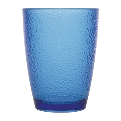 Olympia Kristallon SAN Pebbled Tumblers Blue 275ml (6 Pack)