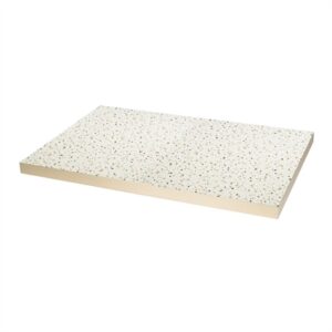 Bolero Rectangular Table Top Terrazzo Style 1100x700mm