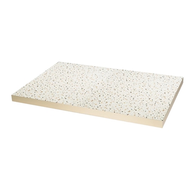 Bolero Rectangular Table Top Terrazzo Style 1100x700mm