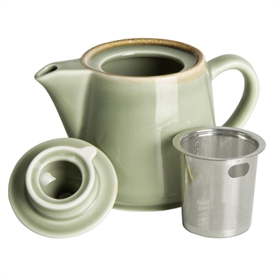 Olympia Kiln Teapots Moss 650ml (4 Pack) - Image 4