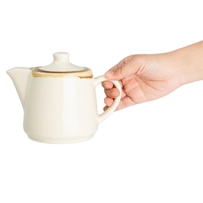 Olympia Kiln Teapots Chalk 650ml (4 Pack) - Image 5