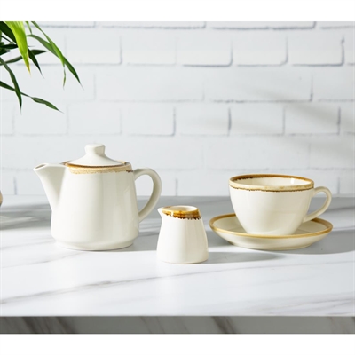 Olympia Kiln Teapots Chalk 650ml (4 Pack) - Image 7