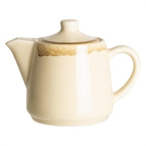 Olympia Kiln Teapots Sandstone 650ml (4 Pack)