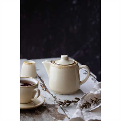 Olympia Kiln Teapots Sandstone 650ml (4 Pack) - Image 3