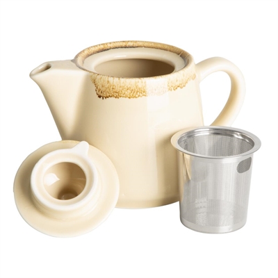 Olympia Kiln Teapots Sandstone 650ml (4 Pack) - Image 5