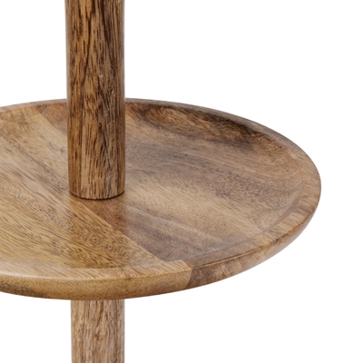 Olympia Mango Wood 2-Tier Stand 280x320mm - Image 5