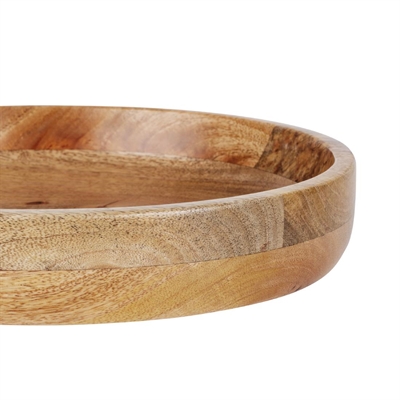 Olympia Mango Wood Round Display Tray 300mm - Image 5