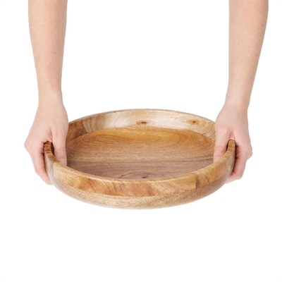 Olympia Mango Wood Round Display Tray 300mm - Image 6