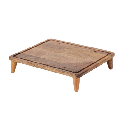 Olympia Mango Wood Standing Tray GN 1/2 - Image 3