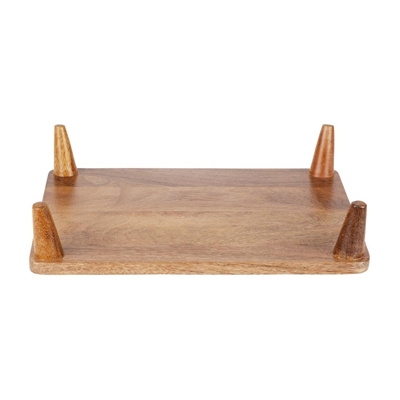 Olympia Mango Wood Standing Tray GN 1/2 - Image 6