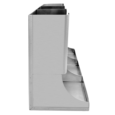 Olympia Stainless Steel Cup & Condiment Station - Image 3