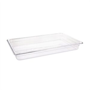Vogue ABS Gastronorm Tray Clear GN 1/1 65mm
