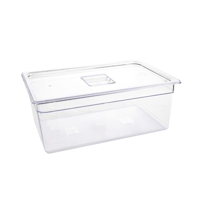Vogue ABS Gastronorm Tray Clear GN 1/1 200mm - Image 3