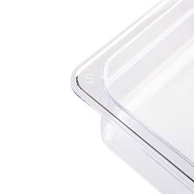 Vogue ABS Gastronorm Tray Clear GN 1/1 200mm - Image 4