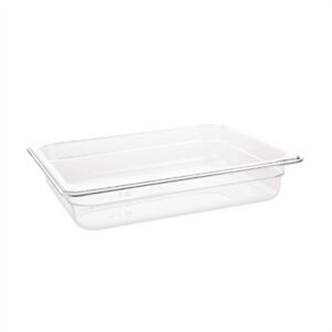 Vogue ABS Gastronorm Tray Clear GN 1/2 65mm
