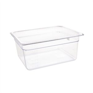 Vogue ABS Gastronorm Tray Clear GN 1/2 150mm