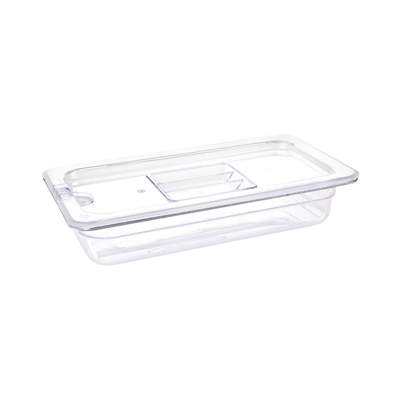 Vogue ABS Gastronorm Tray Clear GN 1/3 65mm - Image 3