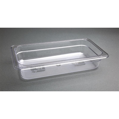 Vogue ABS Gastronorm Tray Clear GN 1/3 65mm - Image 6