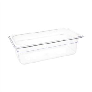 Vogue ABS Gastronorm Tray Clear GN 1/3 100mm