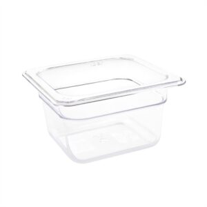 Vogue ABS Gastronorm Tray Clear GN 1/6 100mm