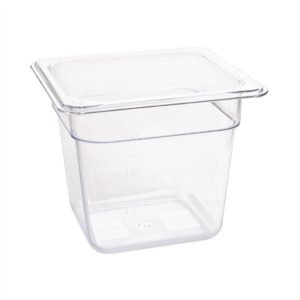 Vogue ABS Gastronorm Tray Clear GN 1/6 150mm