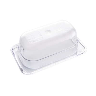 Vogue ABS Gastronorm Tray Clear GN 1/9 65mm - Image 4