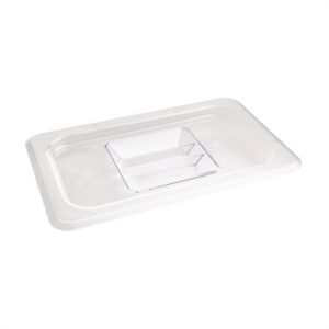 Vogue ABS Gastronorm Tray Lid Clear GN 1/4