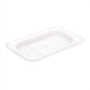 Vogue ABS Gastronorm Tray Lid Clear GN 1/9