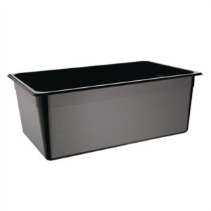 Vogue ABS Gastronorm Tray Black GN 1/1 200mm