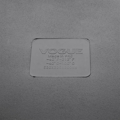 Vogue ABS Gastronorm Tray Black GN 1/1 200mm - Image 5